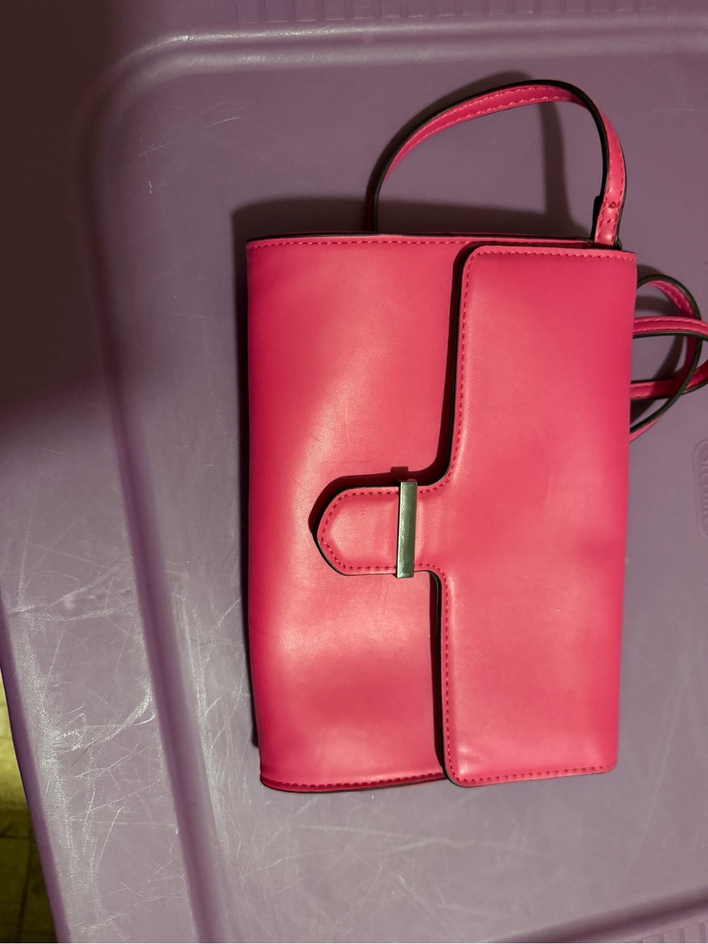 Pink Women's Crossbody Bag - Unbranded Sleek Design